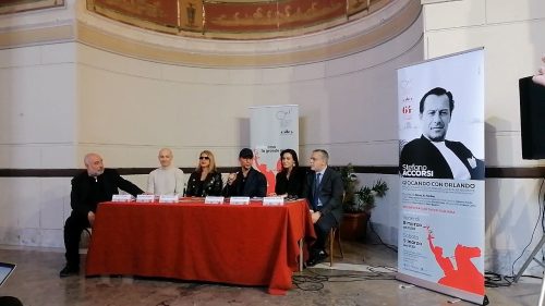 Stefano Accorsi al teatro Politeama di Palermo con “Giocando con Orlando”