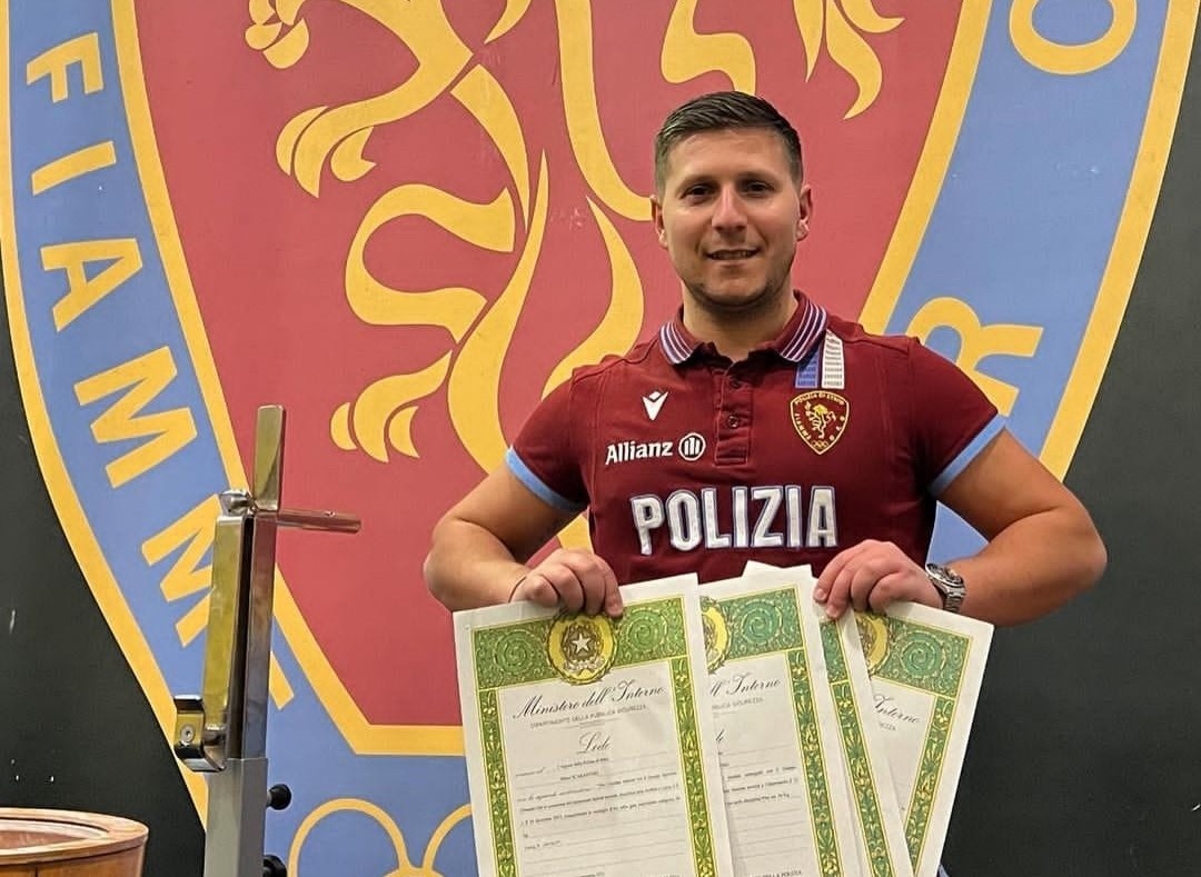 Caltanissetta. Tre lodi e un encomio della Polizia a Mirco Scarantino per meriti sportivi