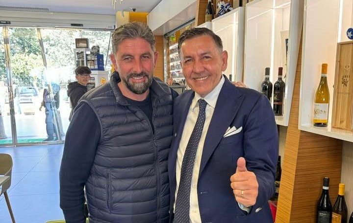 Incontro casuale tra i presidenti di Nissa e Sancataldese con un augurio comune: il derby di serie D in Campionato e Coppa Italia