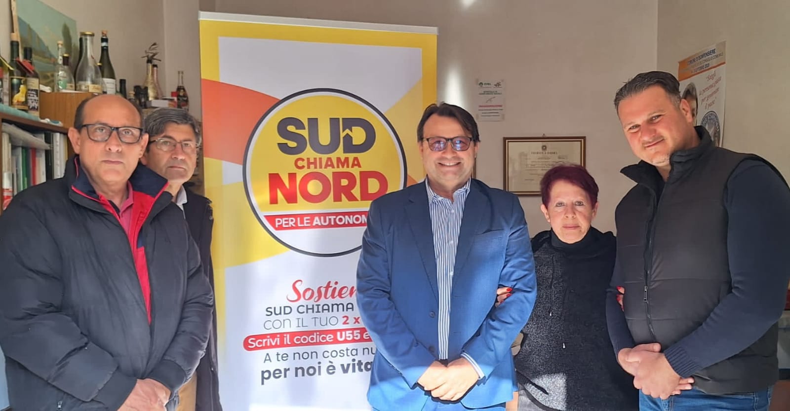 Bompensiere, assessore e tre consiglieri comunali aderiscono a “Sud chiama Nord”