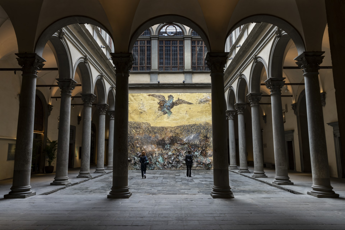 Una grande opera di Anselm Kiefer per il cortile Palazzo Strozzi