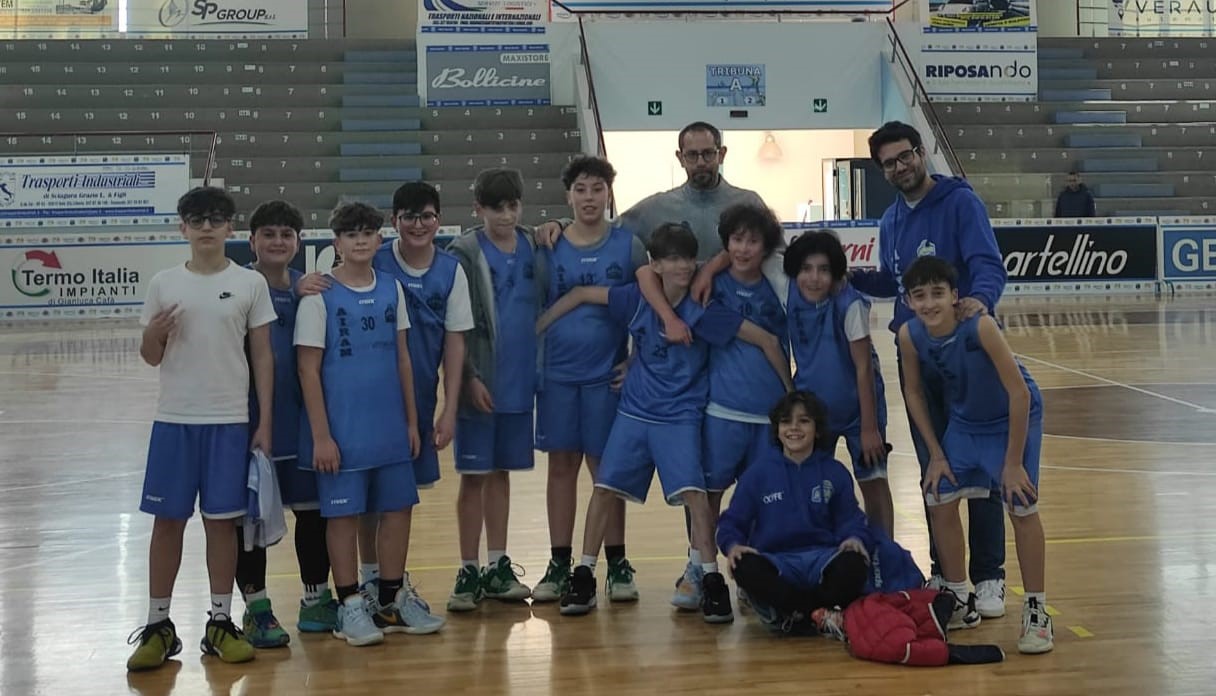 Basket Under 13. L’Airam chiude la prima fase del campionato con una vittoria con il Real Basket Agrigento