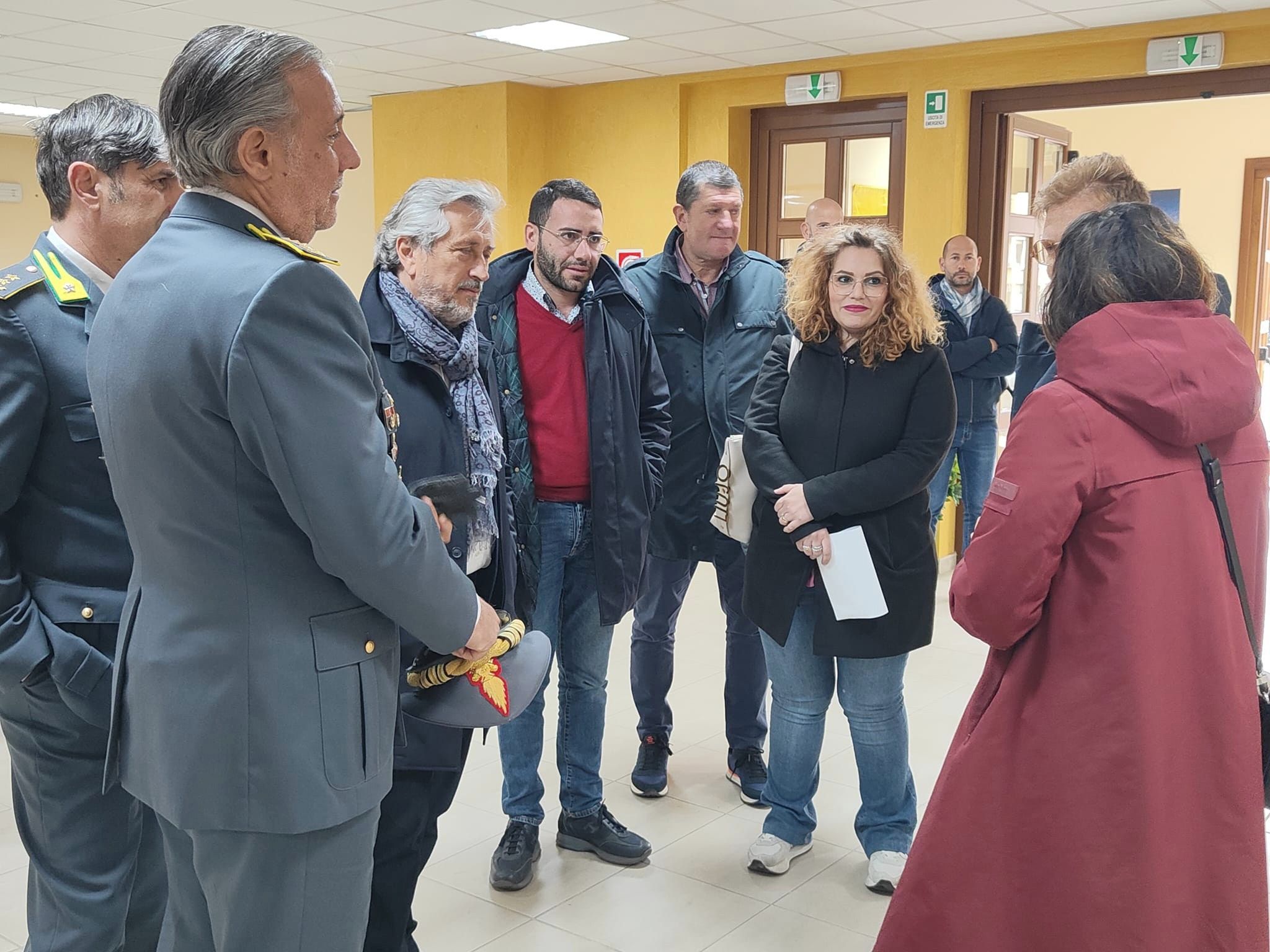 Caltanissetta. Alla Caserma Capitano Franco il sindaco  ha incontrato Ismaele Lavardera e Laura Castelli