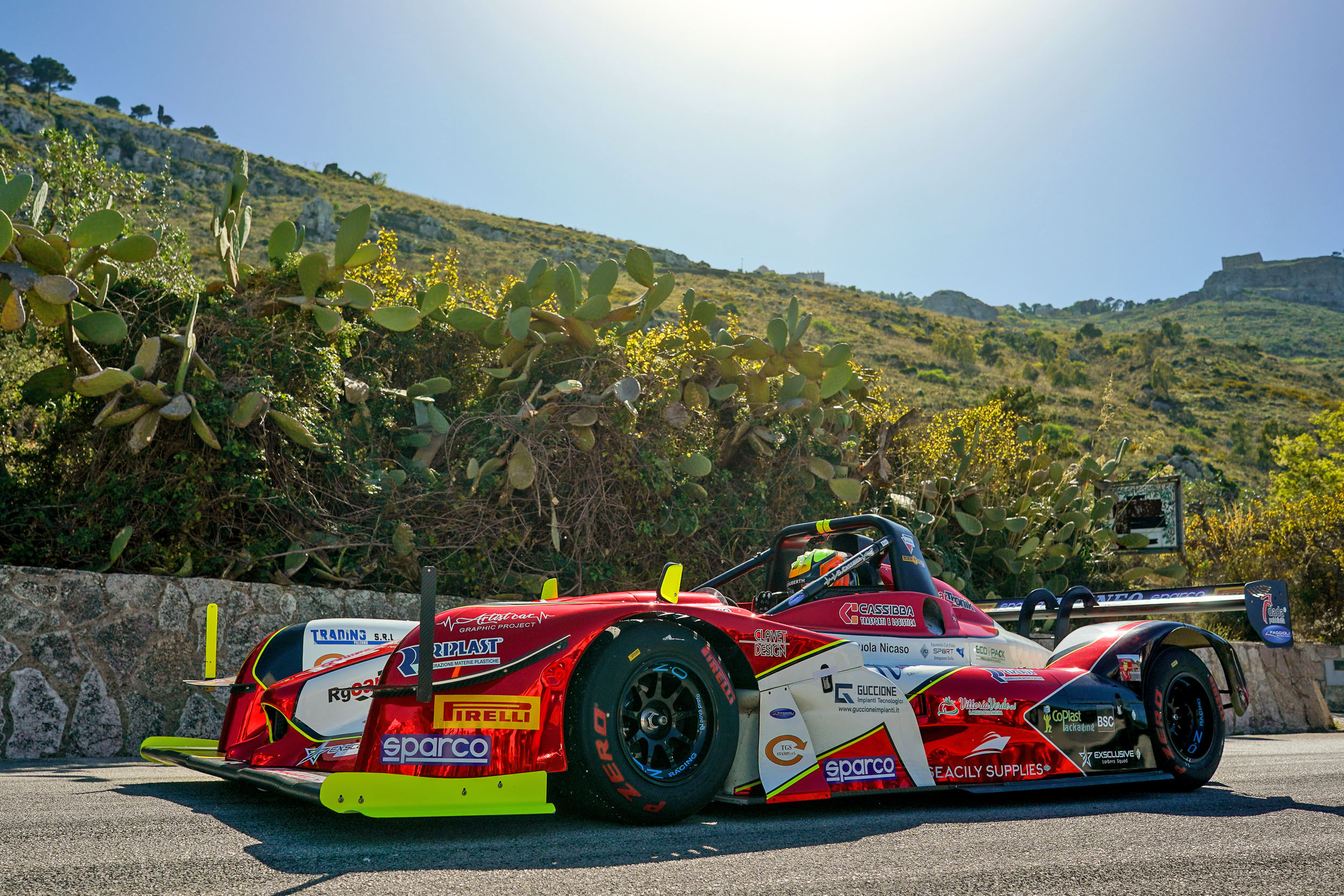 Motori. Successo di classe e top ten per Cassibba ad Erice su Nova Proto V8 2000 Synergy