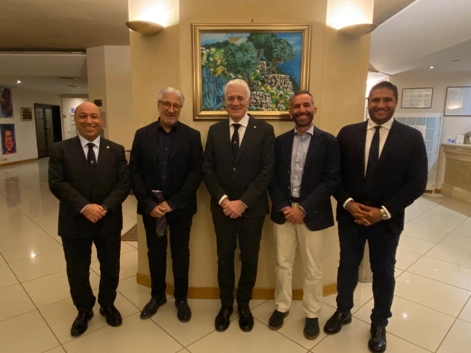 Il presidente nazionale FIR Marzio Innocenti a Caltanissetta. “Tomaselli stadio top. Nissa Rugby esempio di sport ed inclusione”