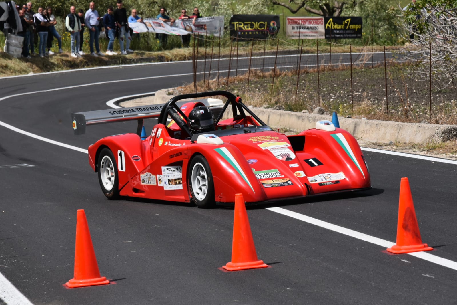 Nicolò Incammisa rispetta i pronostici e conquista il 1° autoslalom San Biagio Platani