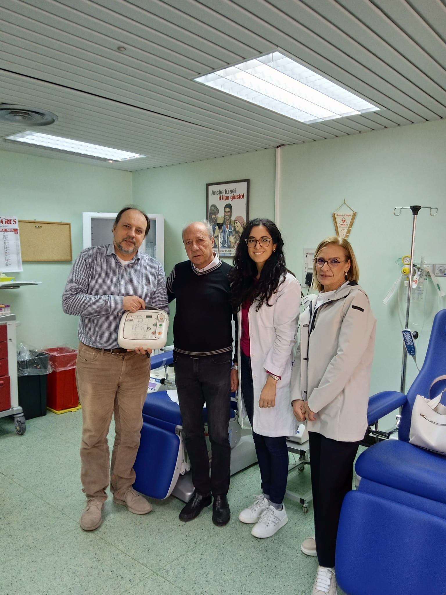 Fratres provinciale Caltanissetta dona defibrillatore all’ASP