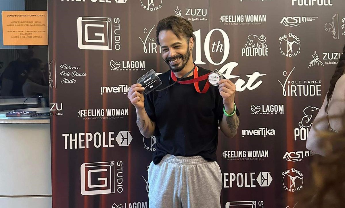 Pole Dance, il nisseno Cristian Pace brilla ad Asti in una gara internazionale: bene anche Sara Sicilia e Giorgia Iacona