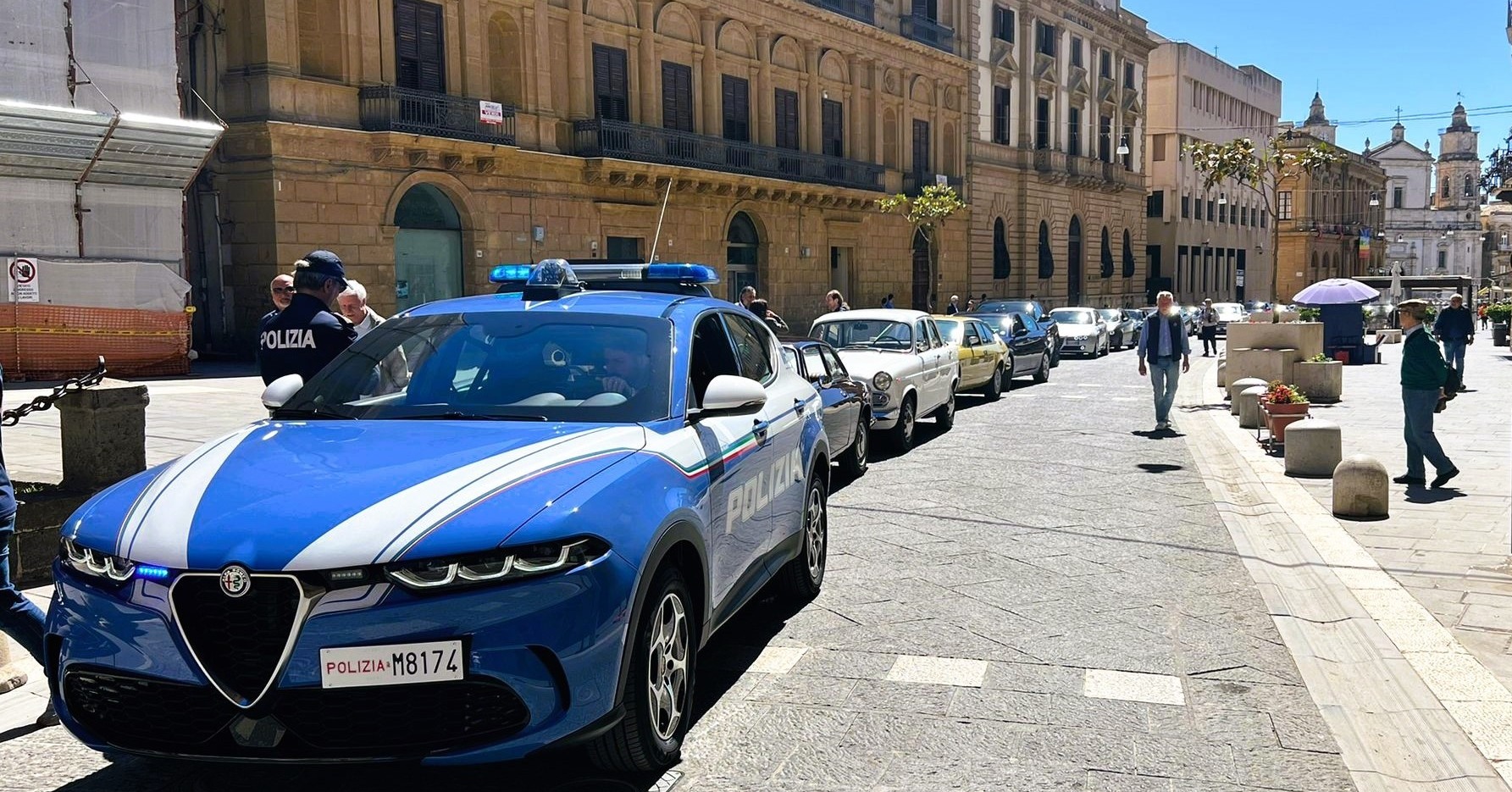 Caltanissetta. Equipaggio della Polizia ha celebrato i 5 anni di fondazione del Club Alfa Romeo “Ugo Sivocci”
