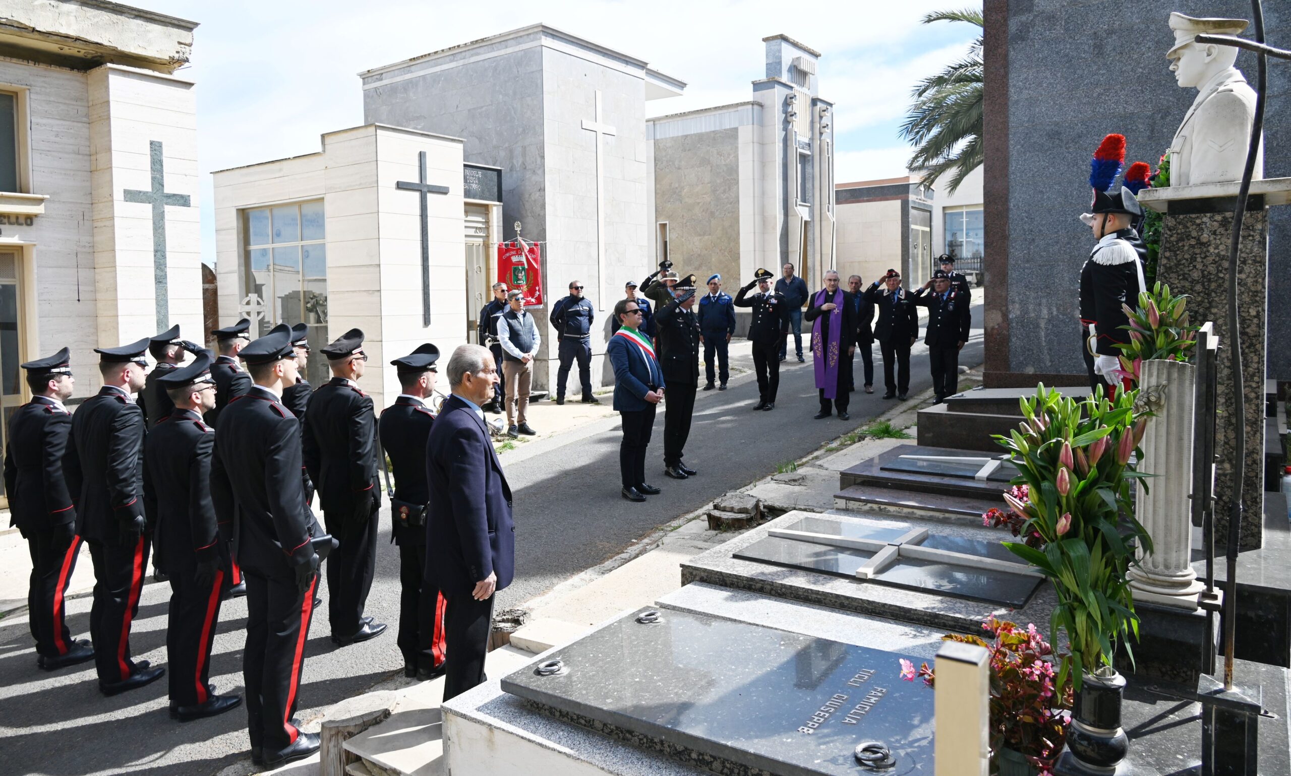 Niscemi: 47° Anniversario della morte del M.O.V.M. Car. Vincenzo Caruso, deceduto a Taurianova (RC) il 1° Aprile 1977