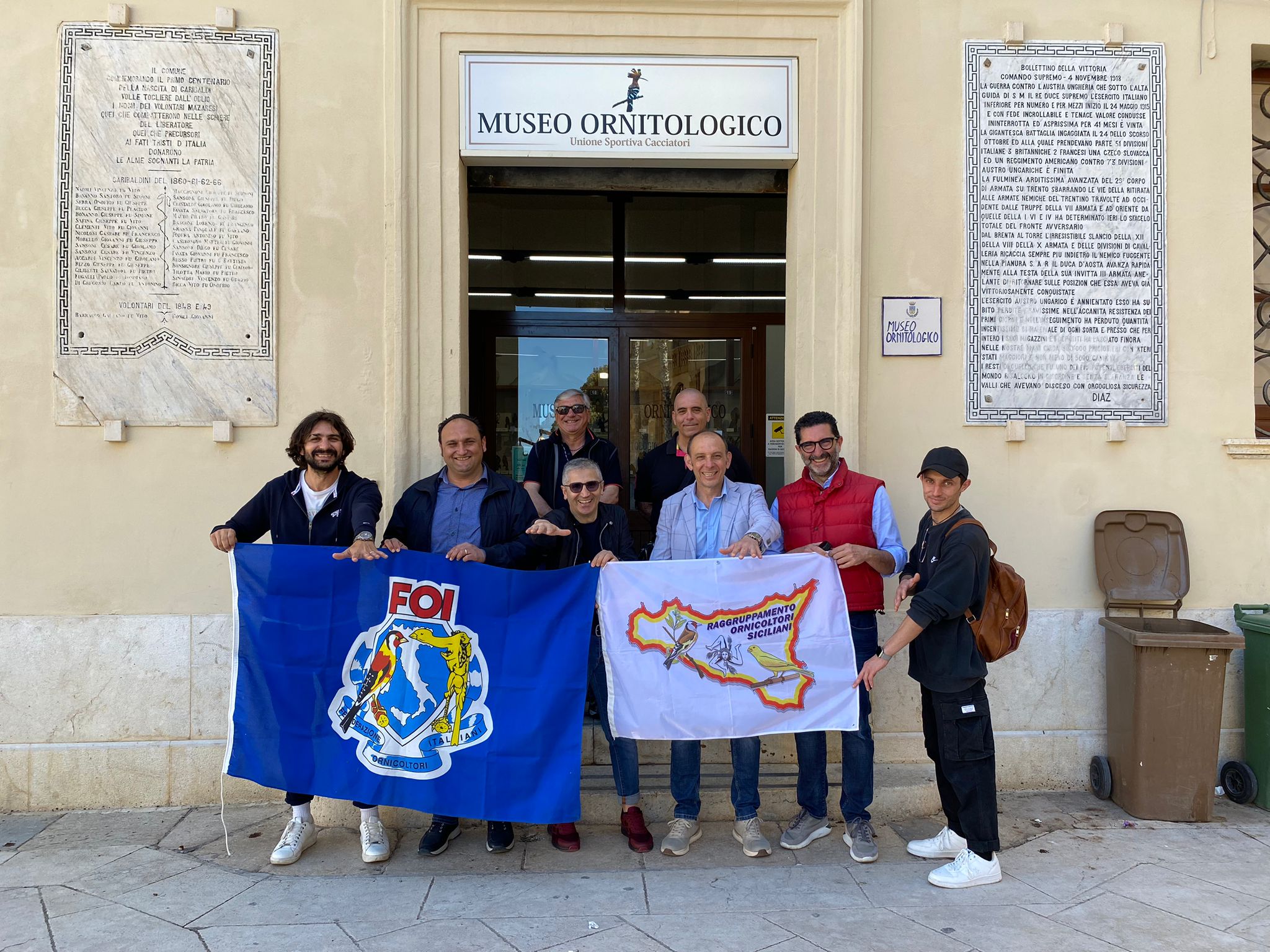 Caltanissetta. L’associazione Ornitologica Nissena a Mazara del Vallo in visita al museo ornitologico cittadino
