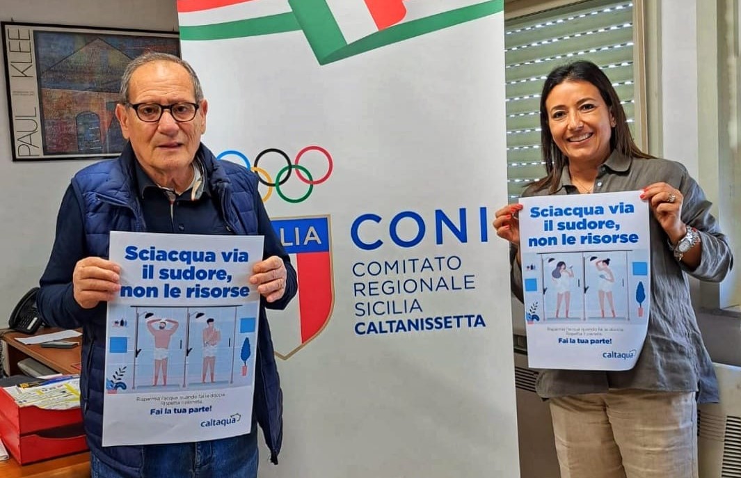Caltanissetta, Caltaqua: consumare acqua con responsabilità e un … appello agli sportivi