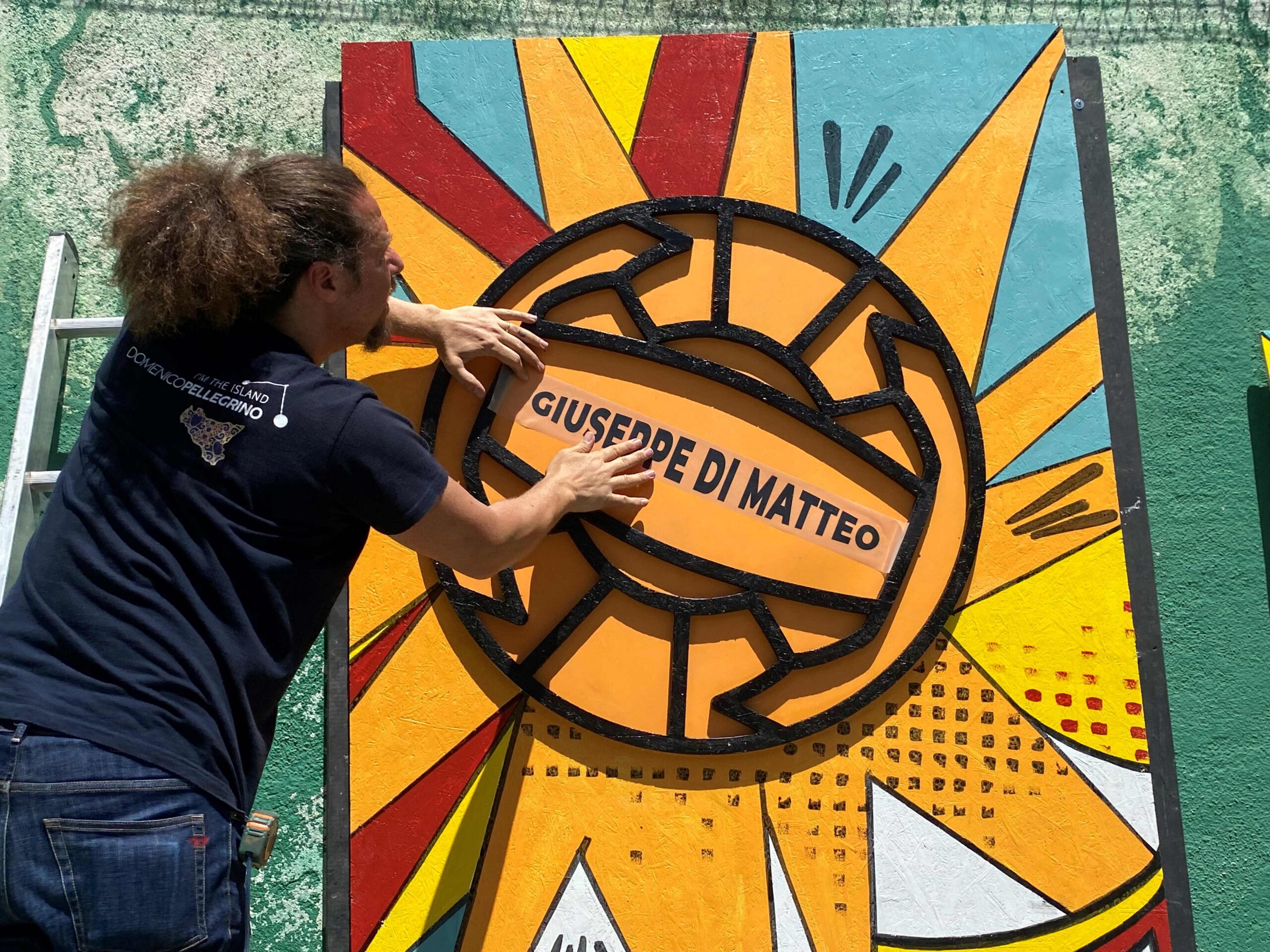 Il murales interattivo di Domenico Pellegrino dedicato ai bambini/e vittime della mafia: il 23 maggio c’è l’inaugurazione a Palermo