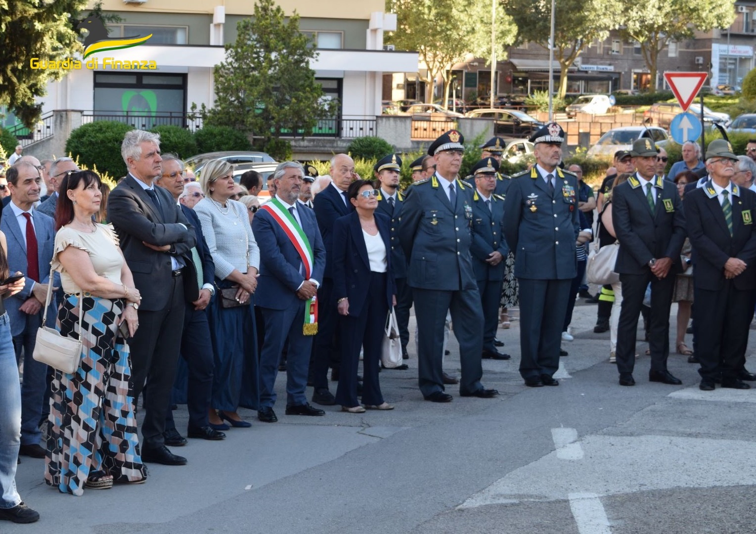 GDF Caltanissetta: 250° Anniversario di fondazione del Corpo. Cerimonia di Intitolazione del “Largo Fiamme Gialle”