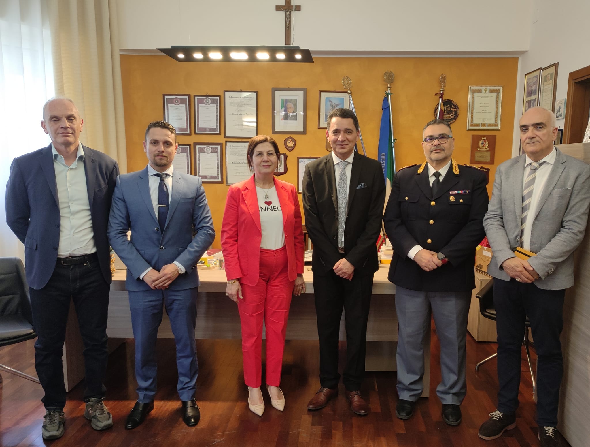 Caltanissetta. Incontro tra il Questore e il Console di Tunisia a Palermo Mohamed Ali Mahjoub