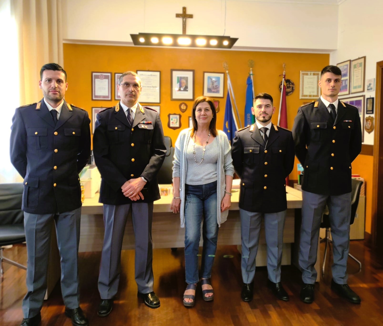 Caltanissetta. Accolti dal Questore tre nuovi agenti di Polizia trasferiti nel Capoluogo