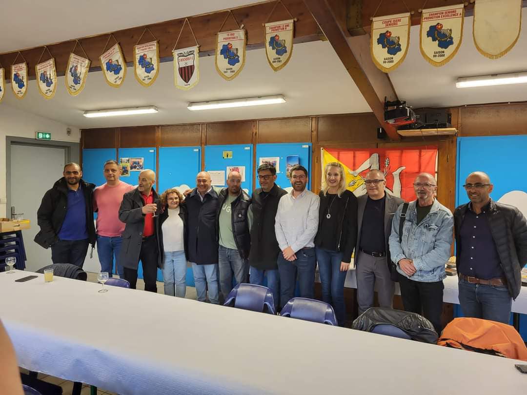 Sommatino. Delegazione dell’amministrazione comunale nel Comune gemellato di Fontaine in Francia