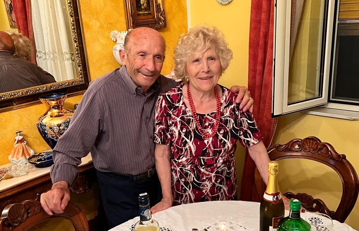 Caltanissetta. Nozze di platino per Raimondo Grassadonia e Lina Santisi