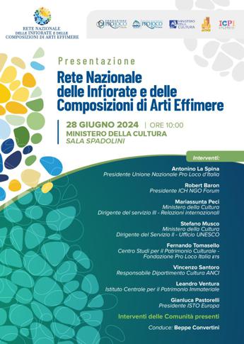 Roma, le Pro Loco d’Italia ‘colorano’ via della Conciliazione con quadri e tappeti floreali