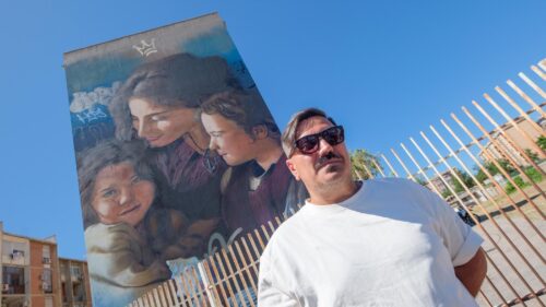 Serradifalco. Nuovo murales di Giulio “Rosk” Gebbia a Palermo al quartiere Sperone
