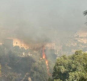 Ultim’ora. Caltanissetta, divampato incendio nel vallone San Francesco