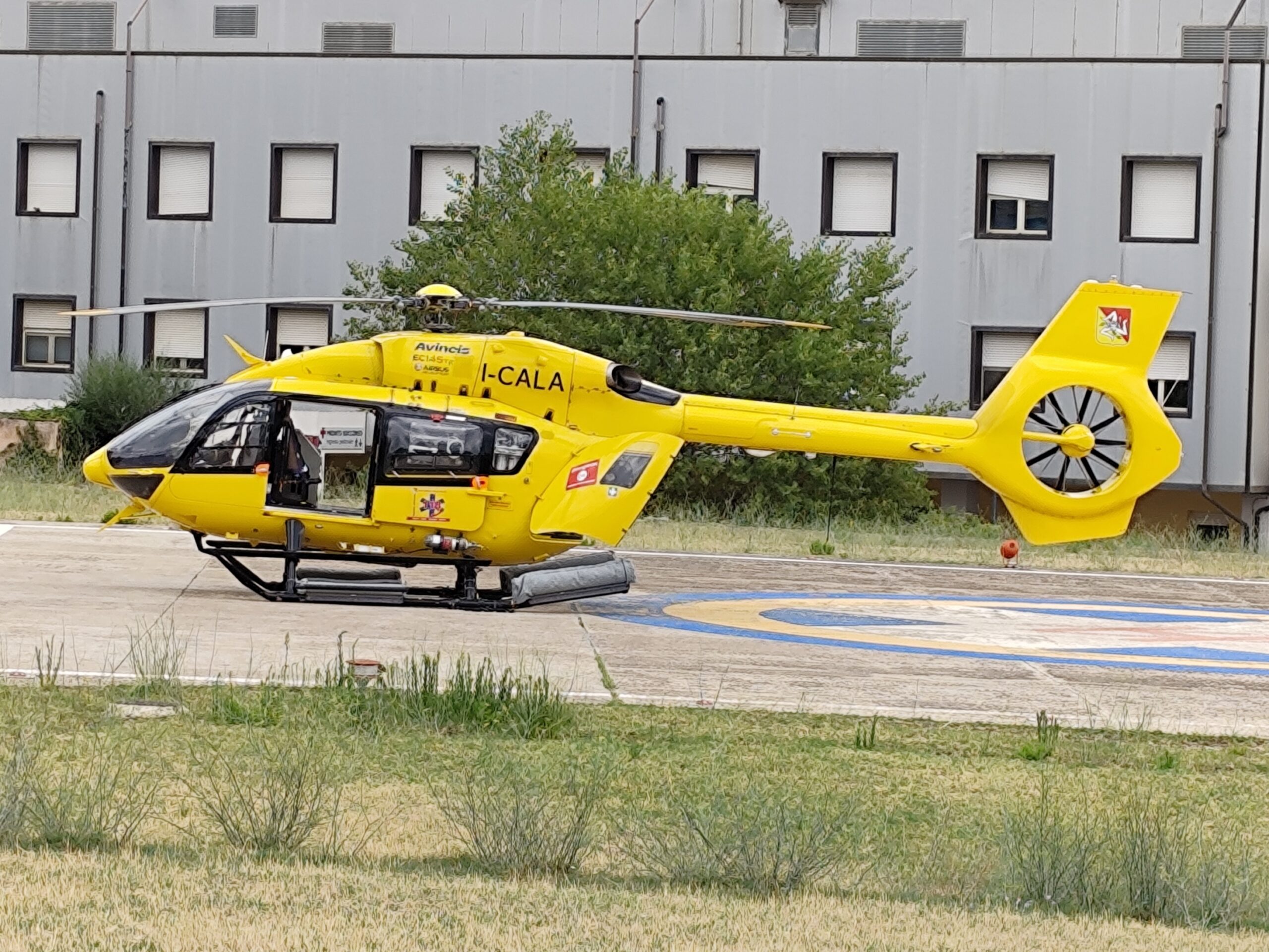 Salute. L’elicottero dell’ospedale Sant’Elia di Caltanissetta torna operativo per un servizio in realtà mai sospeso