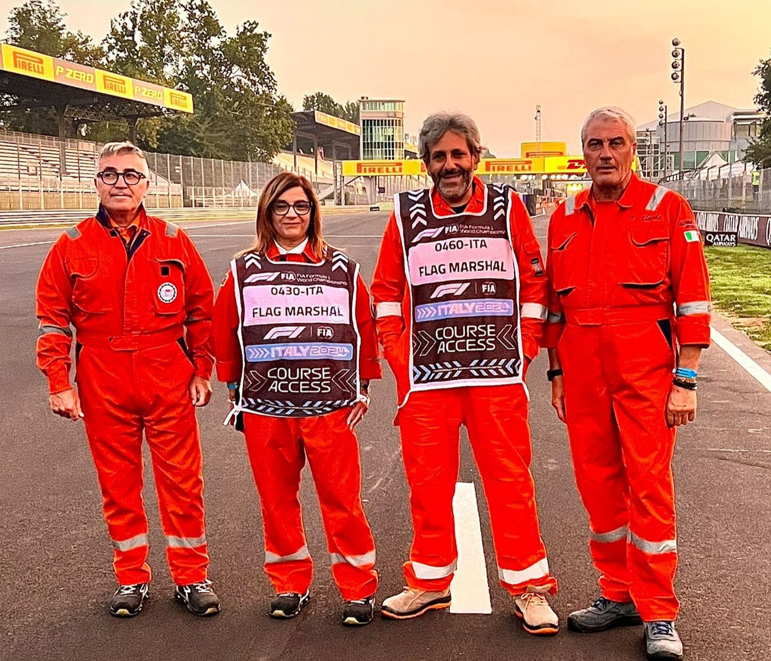 Gran Premio di Formula Uno di Monza, chiamati a partecipare quattro ufficiali di Caltanissetta