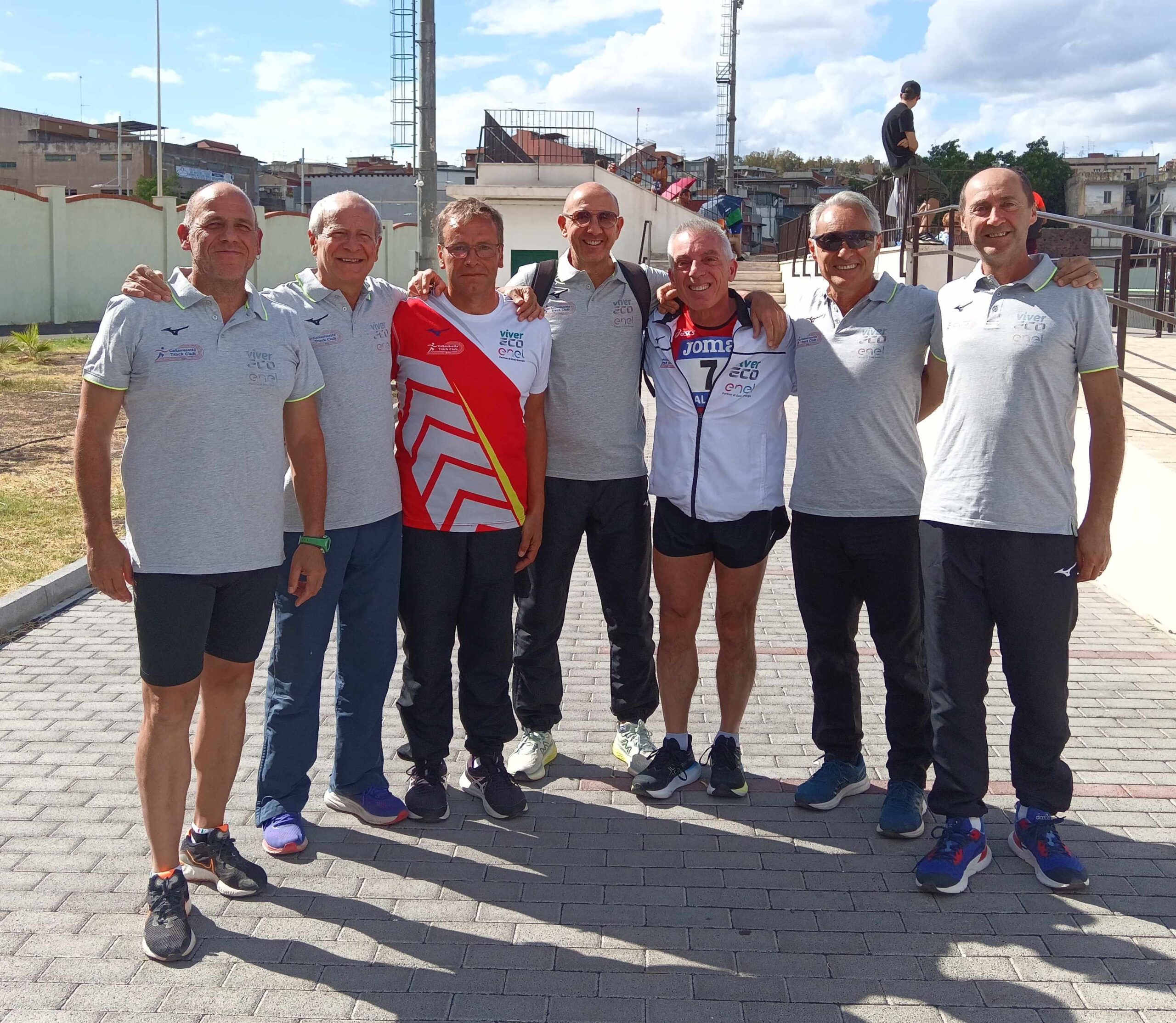 Ai campionati regionali master di Atletica Leggera il Track Club Caltanissetta conquista 7 titoli regionali, 2 argenti e 2 bronzi