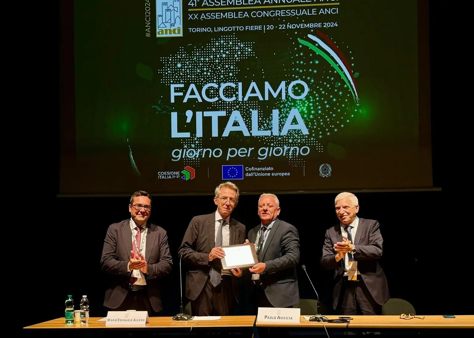 Assemblea Anci, gli Amministratori siciliani incontrano Manfredi: “Buon lavoro”