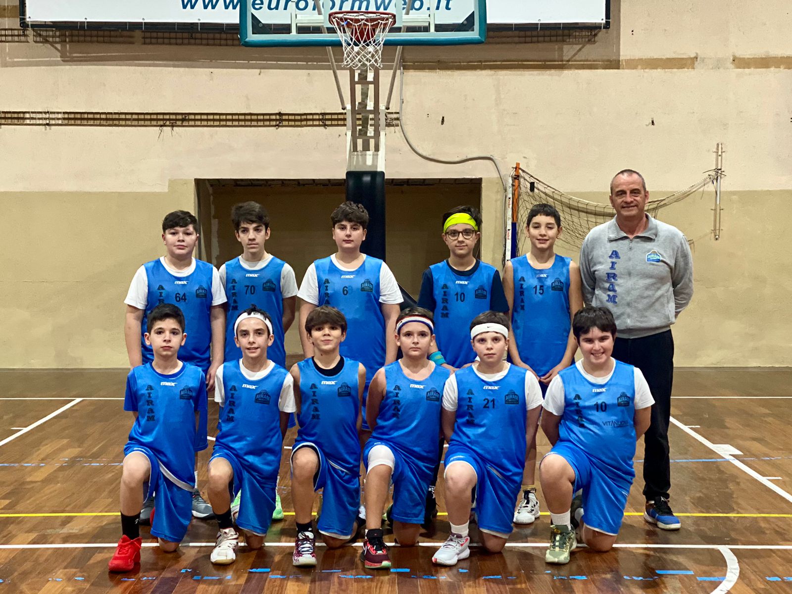 Basket maschile Under 13. L’Airam vince ancora ad Agrigento contro il Real Basket