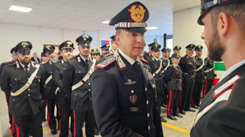 Il generale Luongo in visita al Comando Interregionale Carabinieri “Culqualber”
