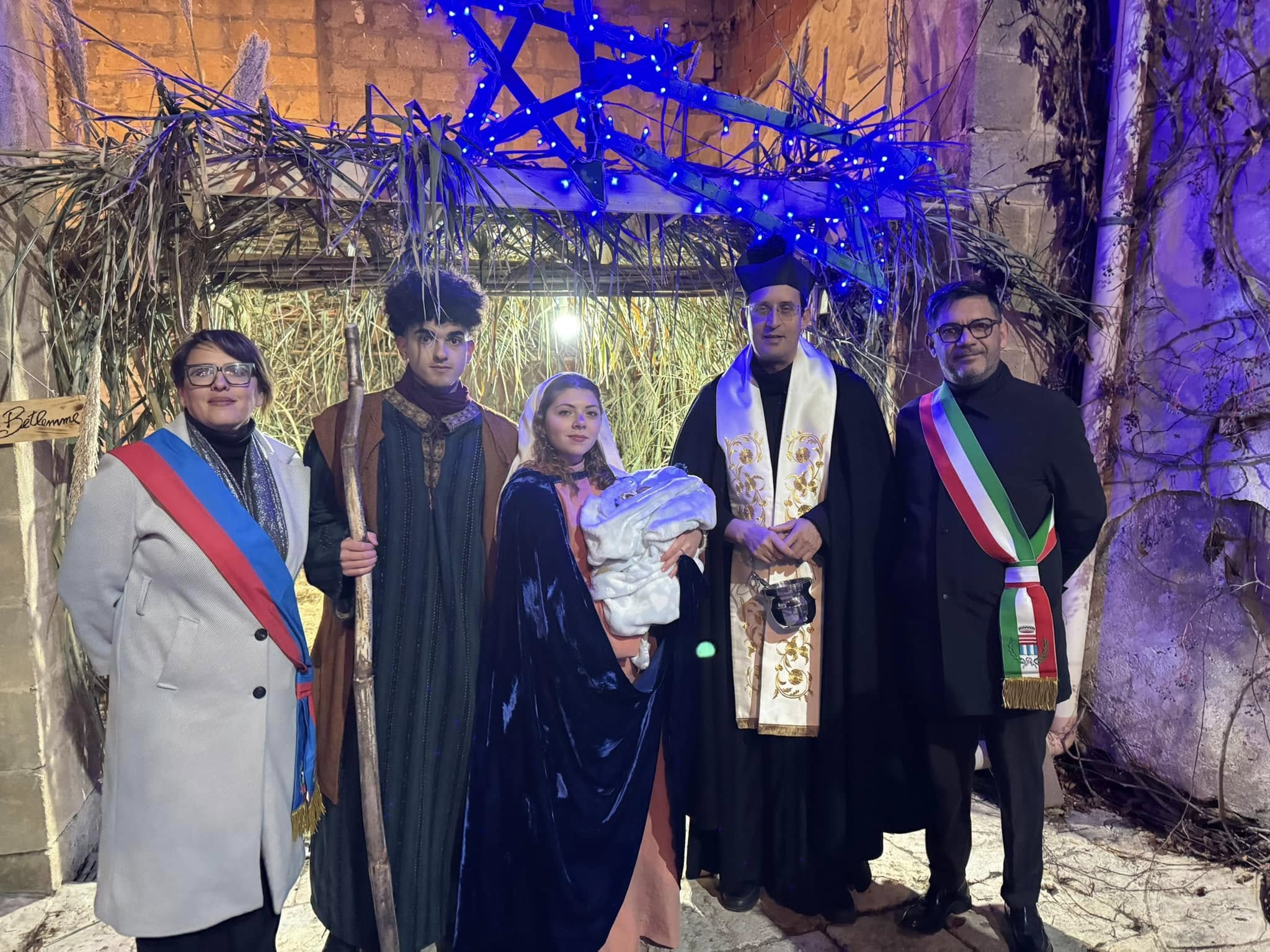 Sommatino. Gran successo all’inaugurazione del Presepe vivente