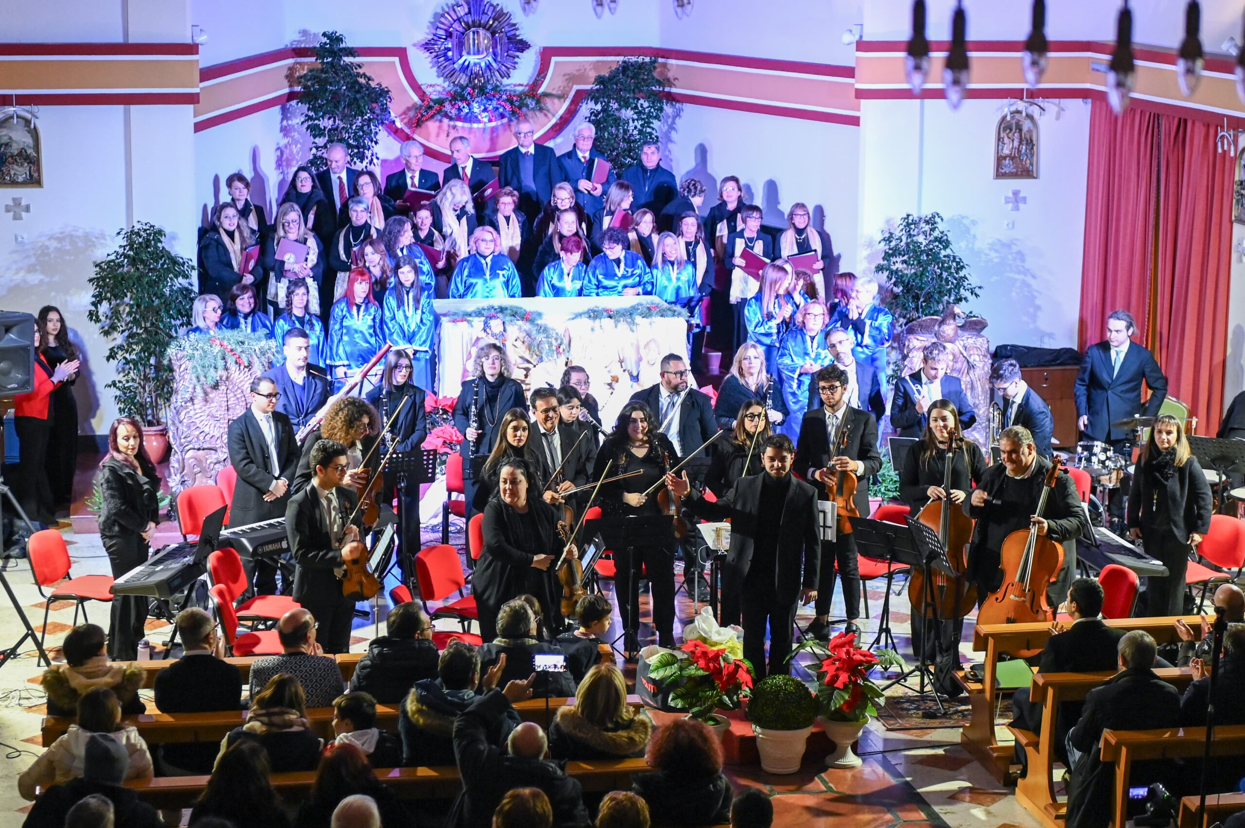 San Cataldo. Applausi nella Chiesa Cristo Re per il 12° Concerto di Natale della Giovane Orchestra Sicula