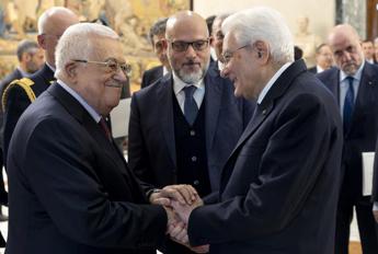 Mattarella riceve Mahmoud Abbas: “Subito due Stati due popoli”