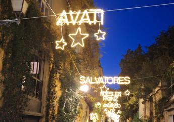 Pupi Avati all’accensione delle luminarie natalizie di Via Margutta