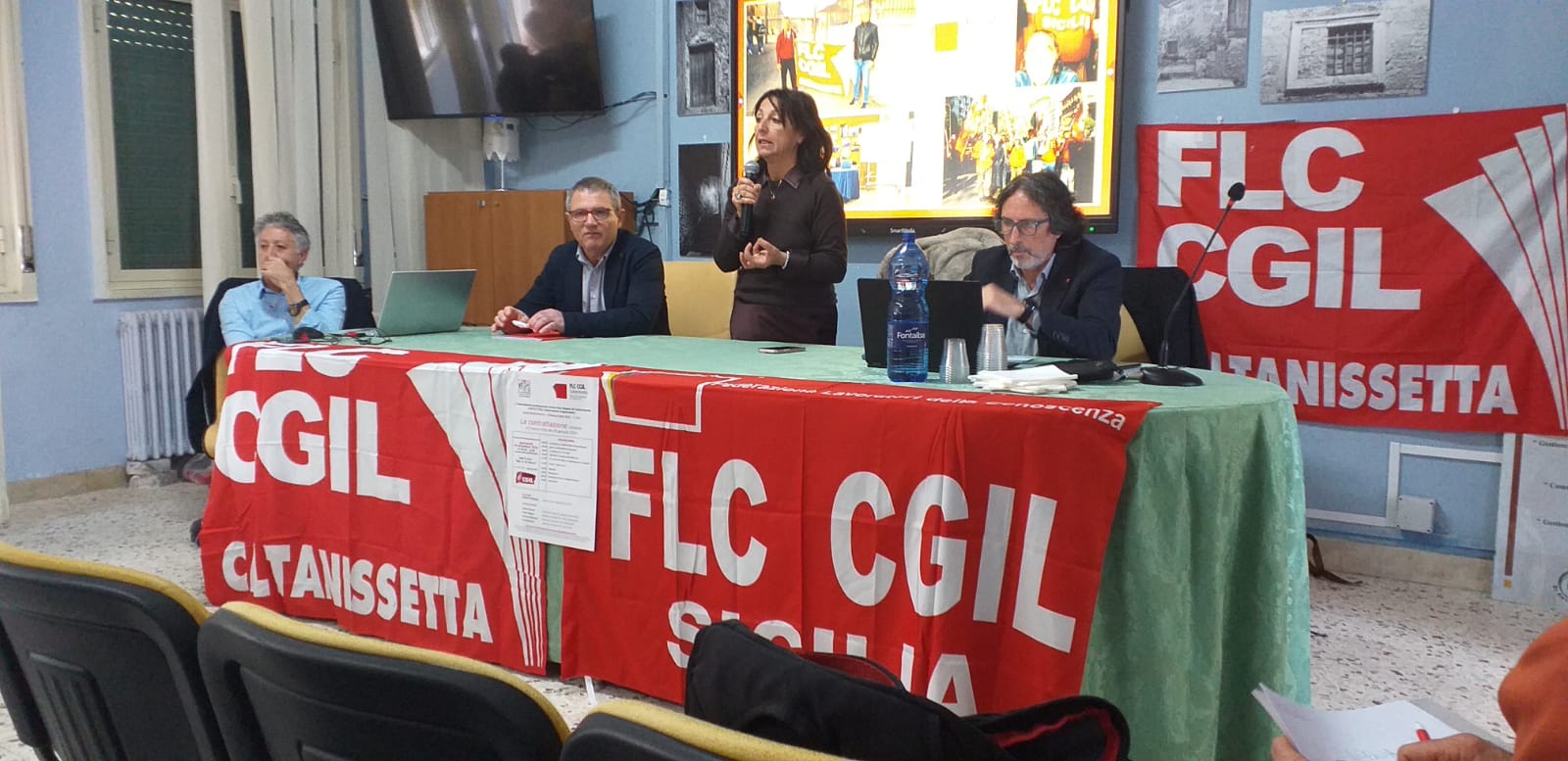 Caltanissetta. Nella sala conferenze dell’IISS Di Rocco seminario della Flc Cgil per la formazione di Rus e Tas