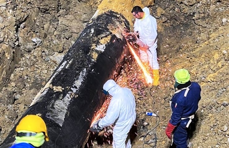 Emergenza idrica. Il bypass dell’acquedotto Blufi realizzato in tempi record da Siciliacque