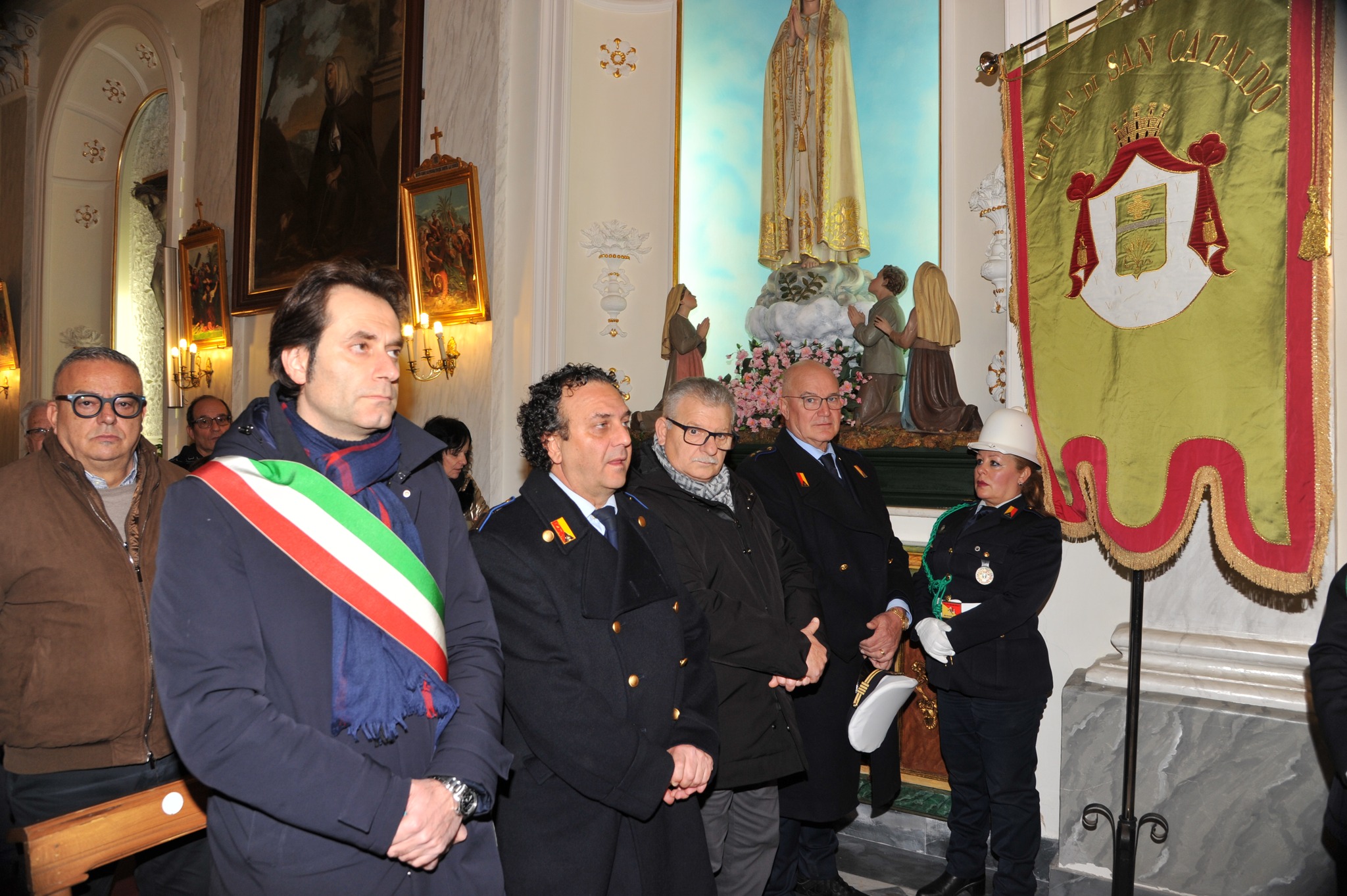 San Cataldo. San Sebastiano, santo protettore dei vigili urbani festeggiato nella chiesa del Purgatorio