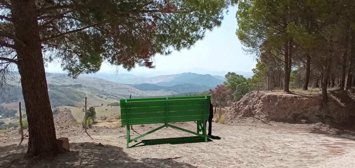 San Cataldo. A Gabara la Big Bench Community Project presente con una delle sue panchine giganti di Chris Bangle