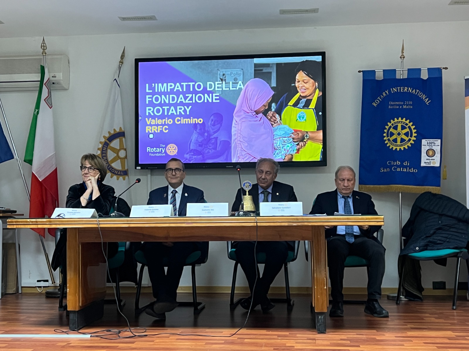 San Cataldo. Caminetto del Rotary sull’importanza della Rotary Foundation per realizzare progetti contro le malattie nel mondo