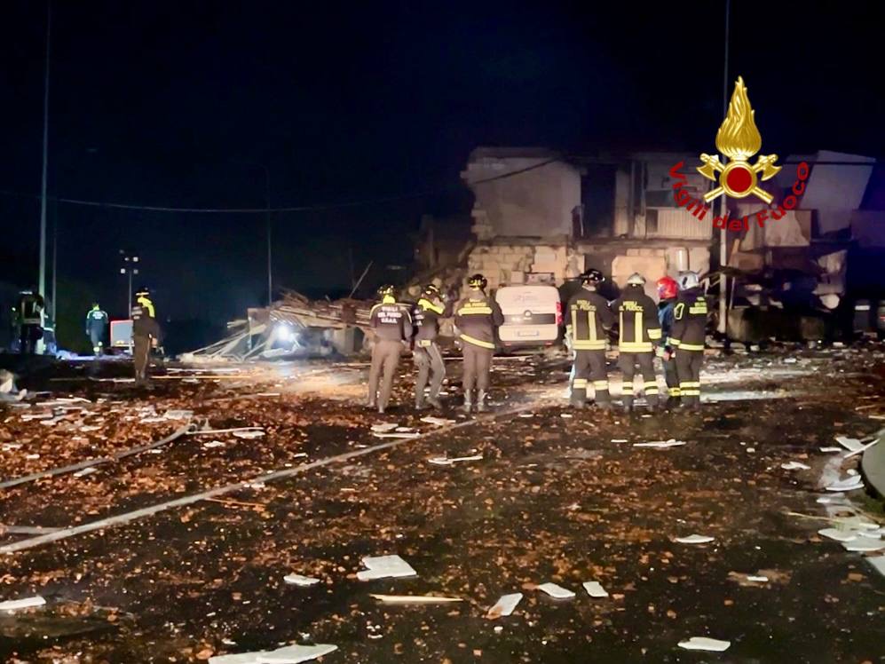 Esplosione a Catania, 41 persone sfollate e 2 feriti gravi