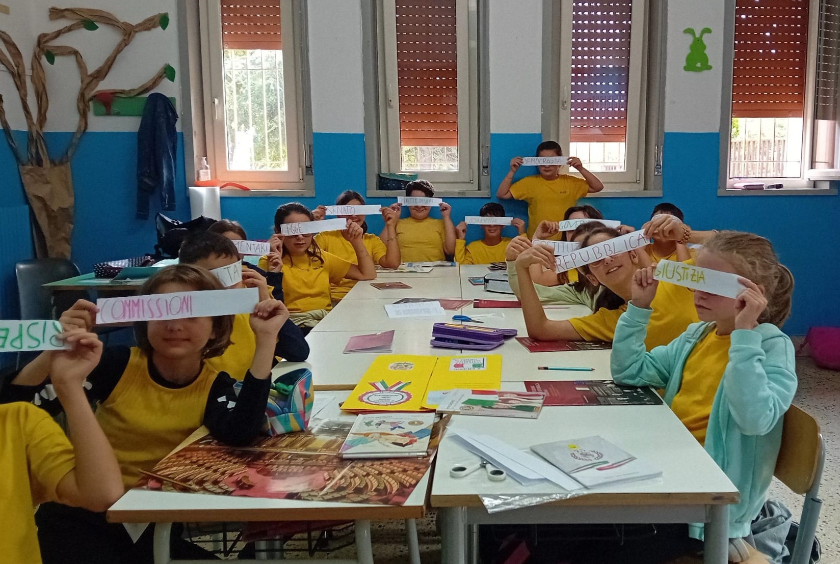 I giovanissimi legislatori della Scuola primaria “San Giuseppe” dell’Istituto Comprensivo “G. Carducci” di San Cataldo