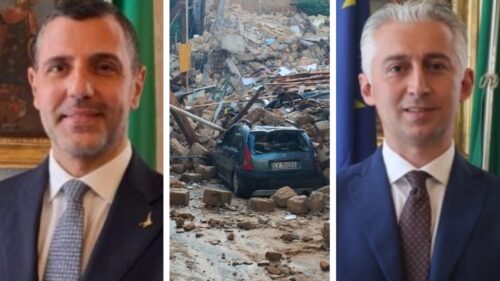 Caltanissetta. Evacuata una famiglia dopo il crollo in via Niscemi, sono due gli edifici interessati