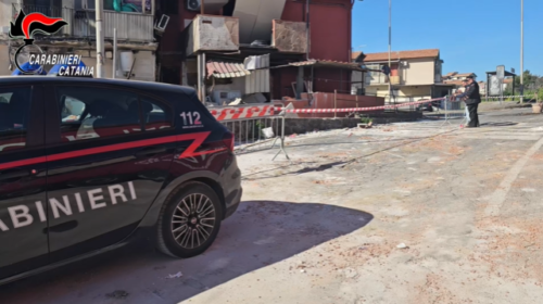 Crollo palazzina a Catania, Procura sequestra l’area interessata dall’esplosione