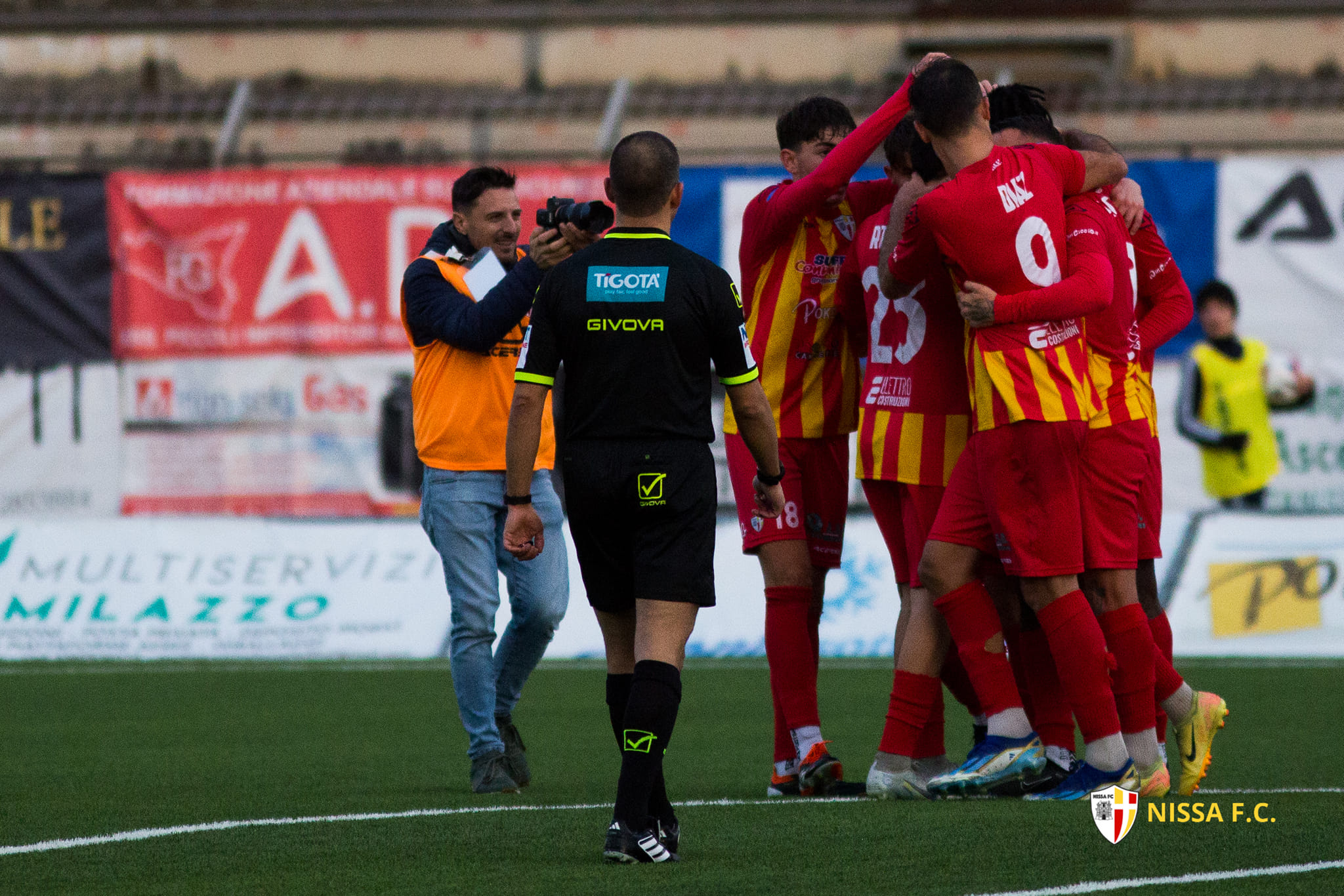 Serie D. La Nissa c’è e batte due colpi: piegata 2-1 la vice capolista Sambiase e sesto posto solitario in classifica