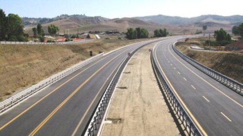 Sulla SS 640 chiuso al traffico lo svincolo Canicattì Nord “Cannemaschi” su svincolo in entrata direzione Caltanissetta