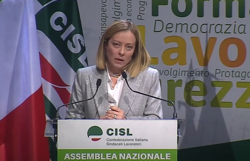 Meloni: “Serve una nuova alleanza tra imprese e lavoratori”