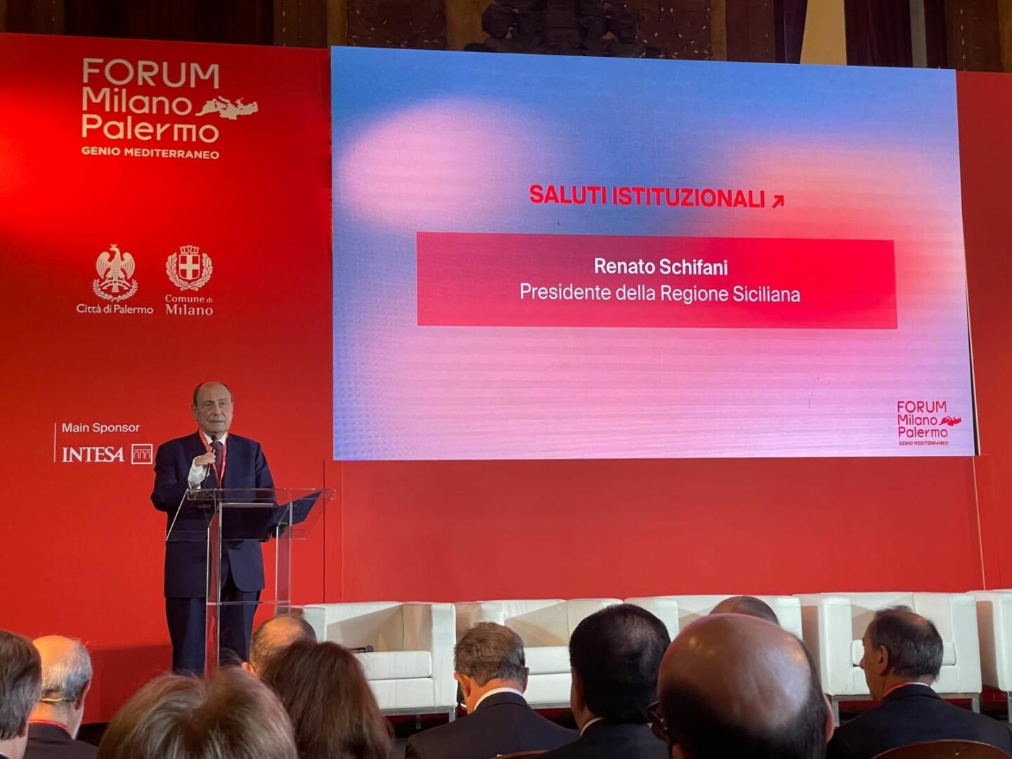 Schifani “Rafforzare la capacità di confronto e dialogo tra Milano e Palermo”