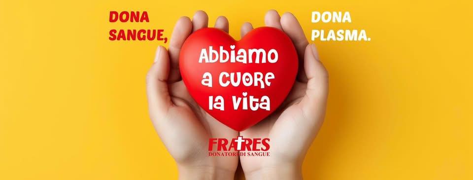 “Fratres” Mussomeli convocata assemblea annuale donatori. Invito ai giovani a donare sangue
