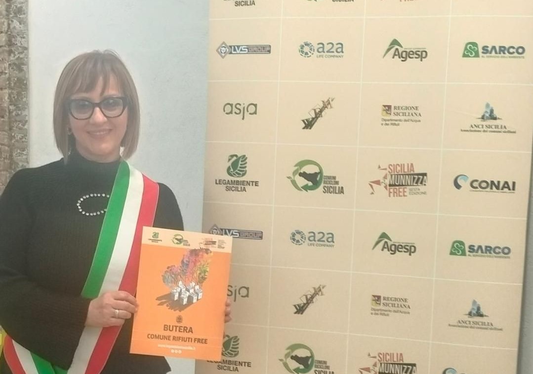 Butera. Premiato il Comune da Legambiente con l’81% di raccolta differenziata